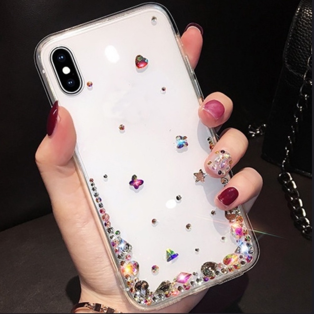 IPhone 11 Pro Butterfly Rhinestone Bling Case - Picture 1 of 5